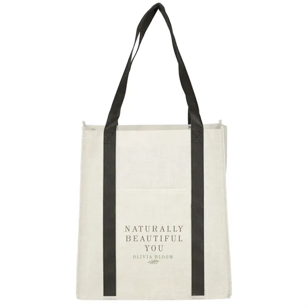 8.5" x 12.7" x 12.2" recycled, non-woven grocery tote.... from ASI 66887 PCNA / Bullet