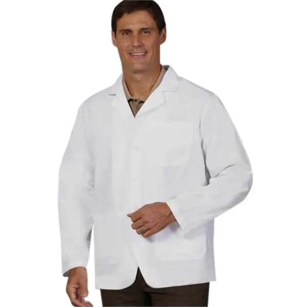 Fashion Seal - Men's Three-Pocket 30" Consultation Lab Coat... from ASI 86018 Scrub Authority / Uniform Stores