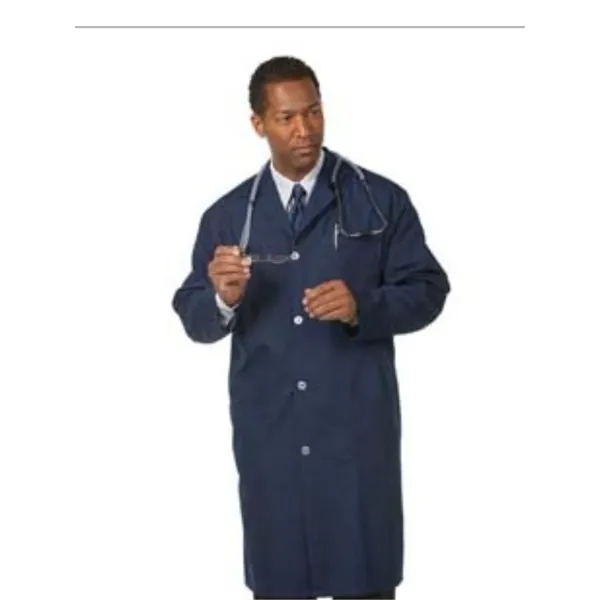 Fashion Seal - Unisex Three-Pocket 41" Full-Length Lab Coat... from ASI 86018 Scrub Authority / Uniform Stores