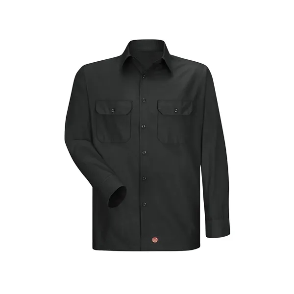 Red Kap Shirts - Men's Long Sleeve Solid Rip Stop... from ASI 86018 Scrub Authority / Uniform Stores