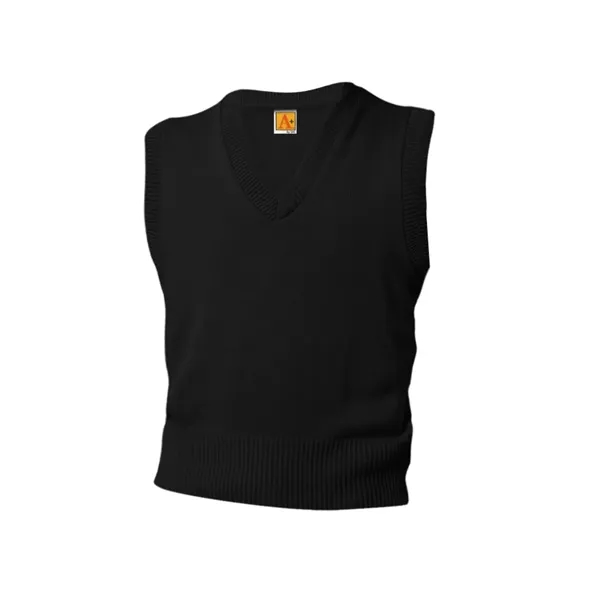 A+ Uniforms Unisex Jersey V-Neck Pullover Vest... from ASI 86018 Scrub Authority / Uniform Stores
