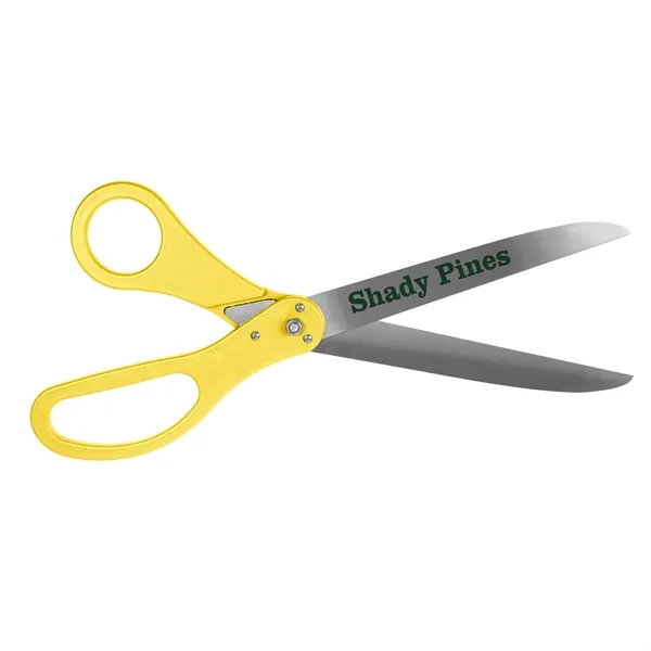 Oversized 25" scissors crafted for ribbon cuttings and ceremonial events.... from ASI 37940 Bag Makers Inc