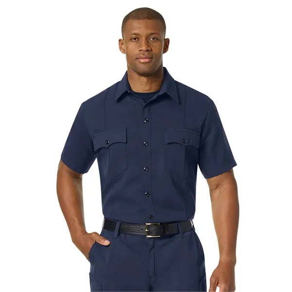 Workrite Station No. 73 - Men's Uniform Shirt... from ASI 86018 Scrub Authority / Uniform Stores