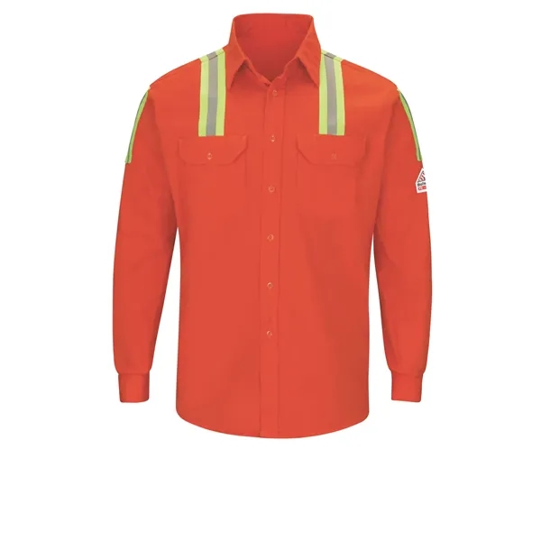 Bulwark Shirts - Men's 7Oz Excel Flame-Resistant Hi-Visib...... from ASI 86018 Scrub Authority / Uniform Stores