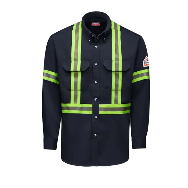 Bulwark Shirts - Men's Tecasafe W/Striping... from ASI 86018 Scrub Authority / Uniform Stores