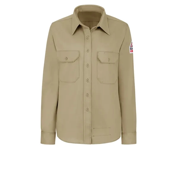 Bulwark - Dress Uniform Shirt - Women's Long Sleeve Khaki... from ASI 86018 Scrub Authority