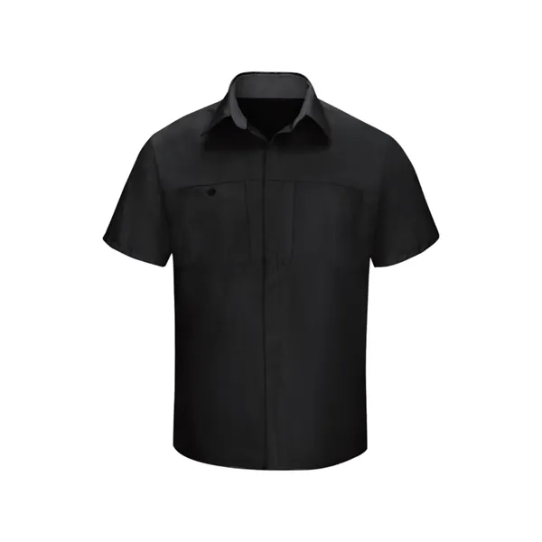 Red Kap Men's Short Sleeve Performance Plus Shop Shirt... from ASI 86018 Scrub Authority / Uniform Stores