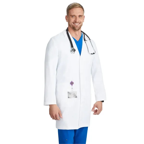 Healing Hands White Coat Collection Men's Luke Lab Coat... from ASI 86018 Scrub Authority / Uniform Stores
