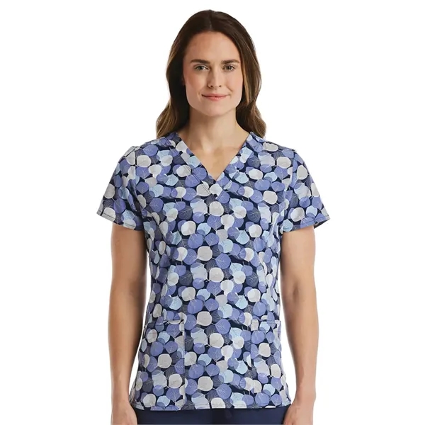 ScrubJoy - Originals - Women's Two-Pocket V-Neck Print Sc...... from ASI 86018 Scrub Authority / Uniform Stores