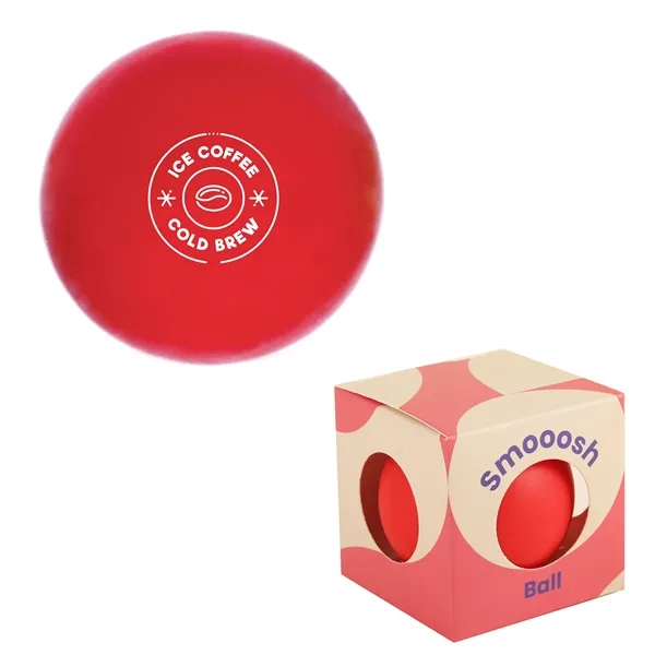 Squeezable stress ball with memory foam technology and customization options.... from ASI 61966 HPG / Mixie