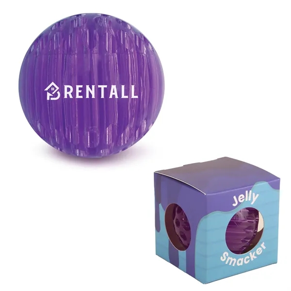Bright, translucent stress relieving Jelly Smacker squeeze ball provides a pleasant... from ASI 61966 HPG / Mixie