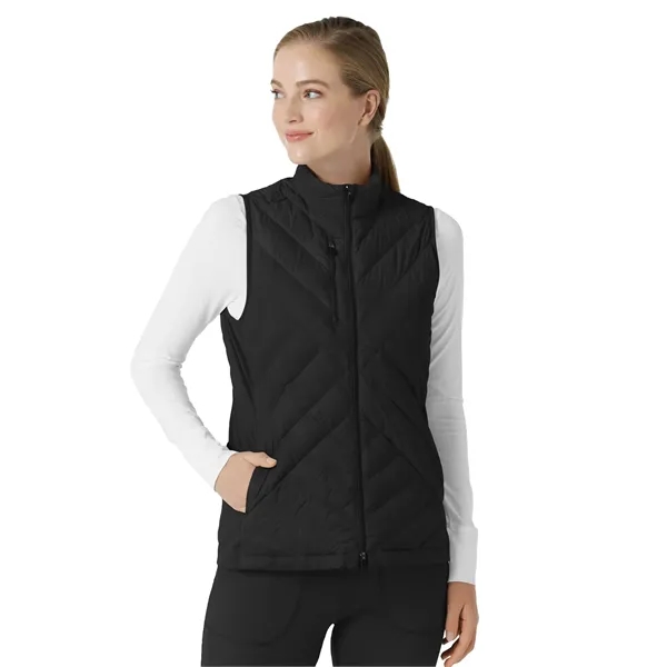 Wink Layers - Women's Six-Pocket Quilted Scrub Vest... from ASI 86018 Scrub Authority / Uniform Stores