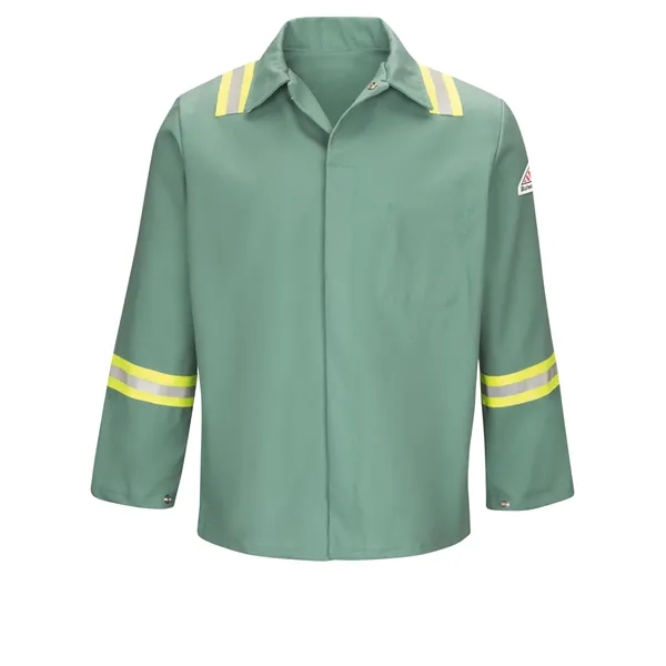 Bulwark - Work Coat - Men's Molten Metal Enhanced Visibility... from ASI 86018 Scrub Authority / Uniform Stores