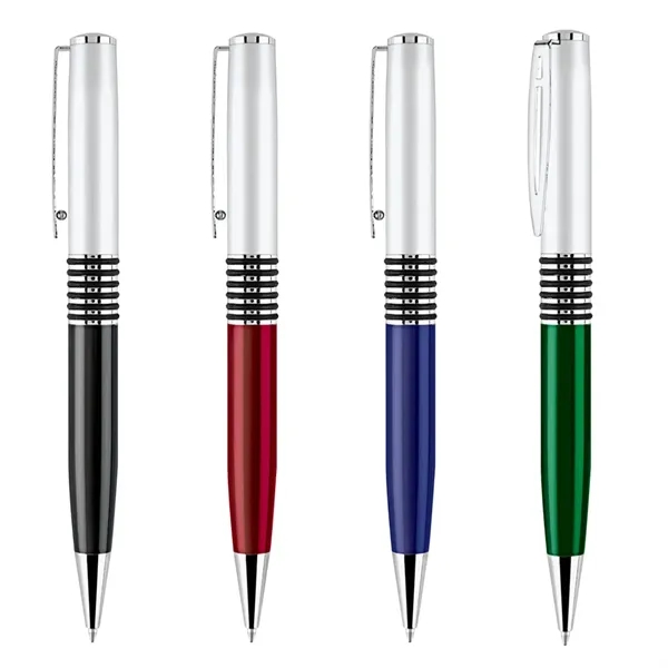 Metal Twist Action Ballpoint Pen with Silver cap.... from ASI 31517 Admart Products / Admart Line