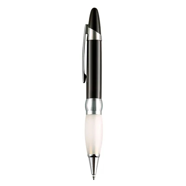 Twist action heavyweight ballpoint pen with frosted comfort rubber grip.... from ASI 31517 Admart Products / Admart Line