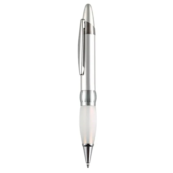 Twist action heavyweight ballpoint pen with frosted comfort rubber grip.... from ASI 31517 Admart Products / Admart Line
