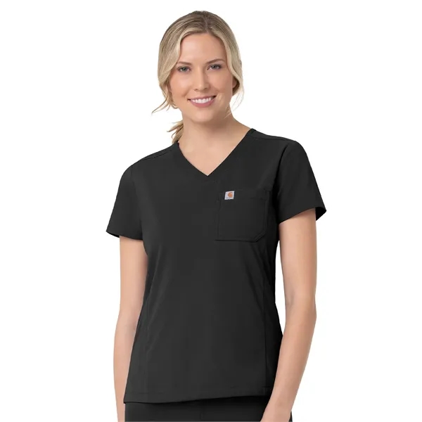 Carhartt Scrubs - Rugged Flex Peak - Women's Two-Pocket V...... from ASI 86018 Scrub Authority / Uniform Stores