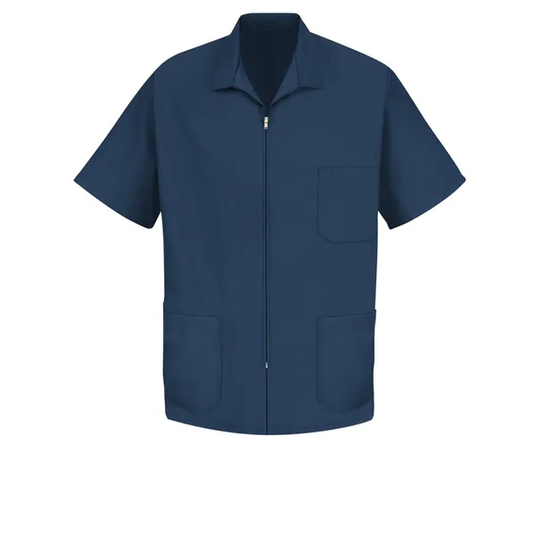Red Kap Housekeeping - Men's Zip-Front Smock... from ASI 86018 Scrub Authority / Uniform Stores