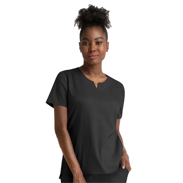 Maevn - Matrix - Women's Three-Pocket Notched Crew Neck Top... from ASI 86018 Scrub Authority / Uniform Stores
