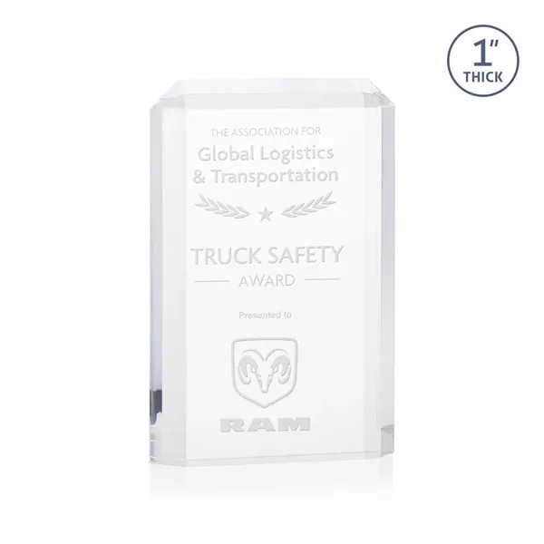 The freestanding acrylic Powell Award is a striking tribute to recognize... from ASI 84592 St Regis Group / St Regis