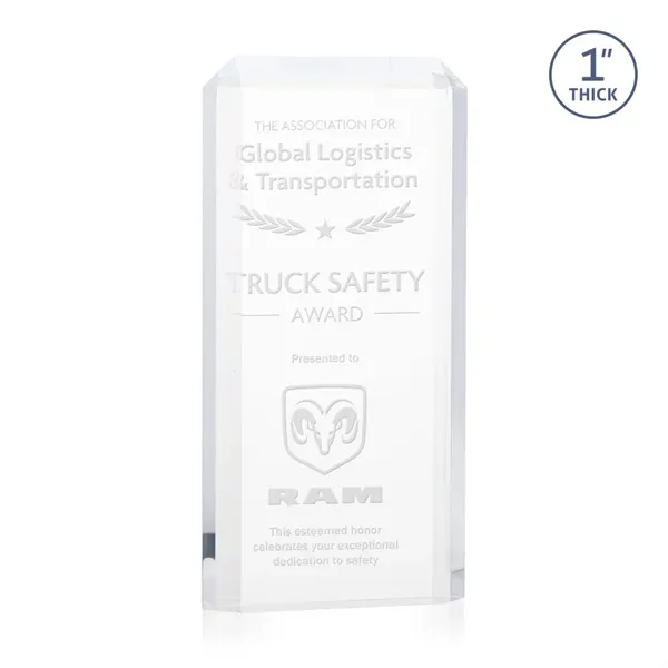 The freestanding acrylic Powell Award is a striking tribute to recognize... from ASI 84592 St Regis Group / St Regis