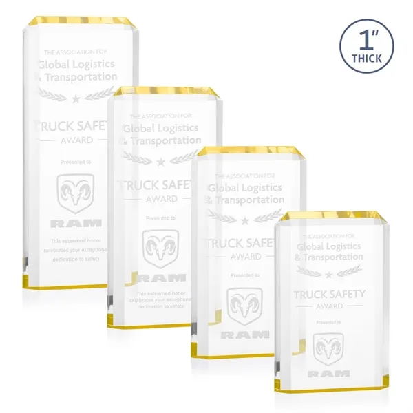 The freestanding acrylic Powell Award is a striking tribute.... from ASI 84592 St Regis Group / St Regis