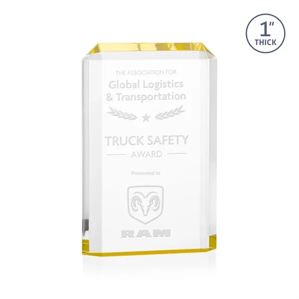 The freestanding acrylic Powell Award is a striking tribute.... from ASI 84592 St Regis Group / St Regis