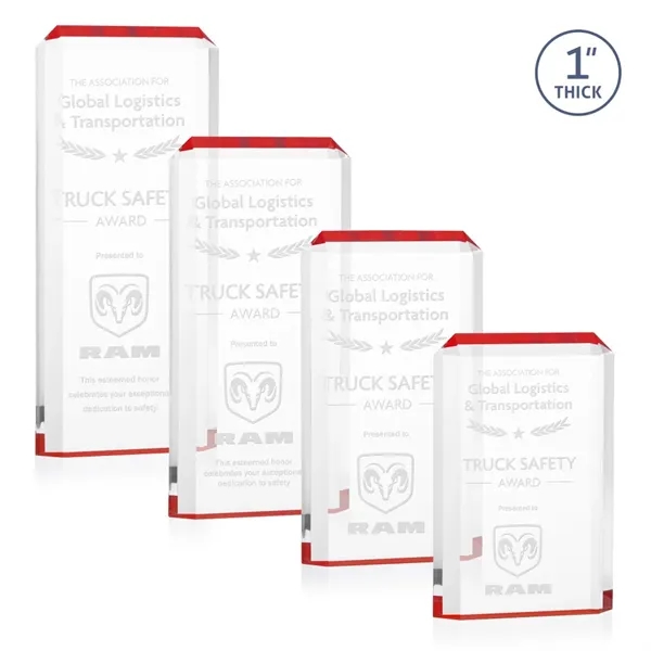 The freestanding acrylic Powell Award is a striking tribute.... from ASI 84592 St Regis Group / St Regis