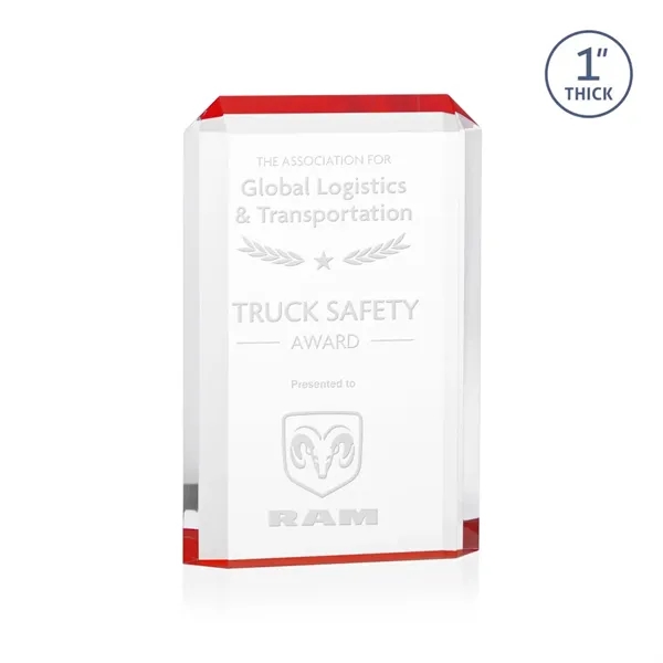 The freestanding acrylic Powell Award is a striking tribute.... from ASI 84592 St Regis Group / St Regis