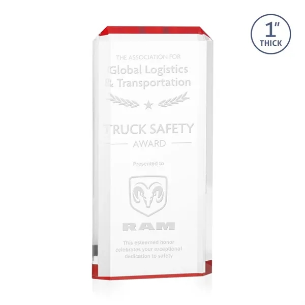 The freestanding acrylic Powell Award is a striking tribute.... from ASI 84592 St Regis Group / St Regis