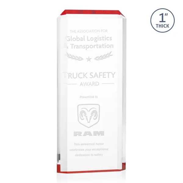 The freestanding acrylic Powell Award is a striking tribute.... from ASI 84592 St Regis Group / St Regis