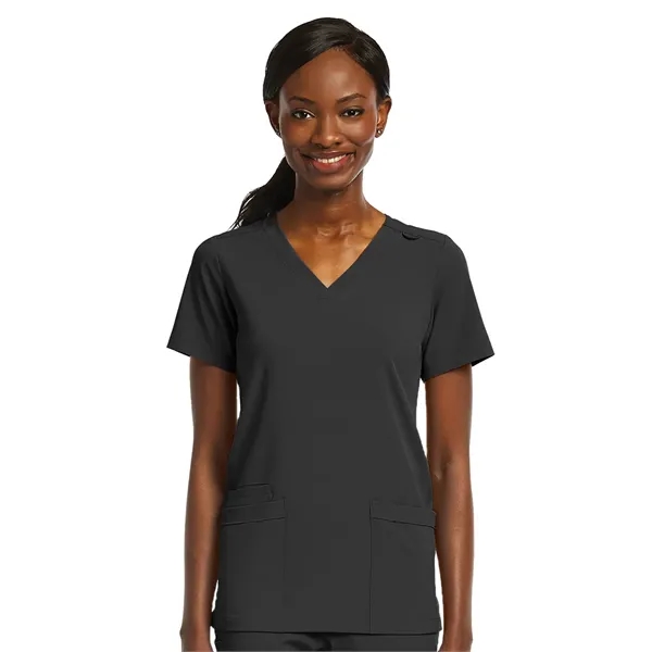 ScrubJoy Originals - Women's Fitted Two-Pocket V-Neck Scr...... from ASI 86018 Scrub Authority / Uniform Stores