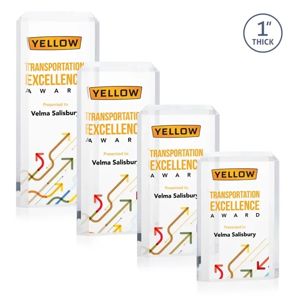 The freestanding acrylic Powell VividPrint™ Award is a striking tribute to... from ASI 84592 St Regis Group / St Regis