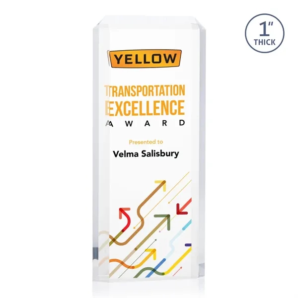 The freestanding acrylic Powell VividPrint™ Award is a striking tribute to... from ASI 84592 St Regis Group / St Regis