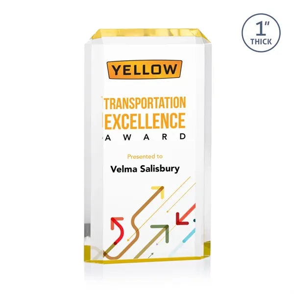 The freestanding acrylic Powell VividPrint™ Award is a striking tribute!... from ASI 84592 St Regis Group / St Regis