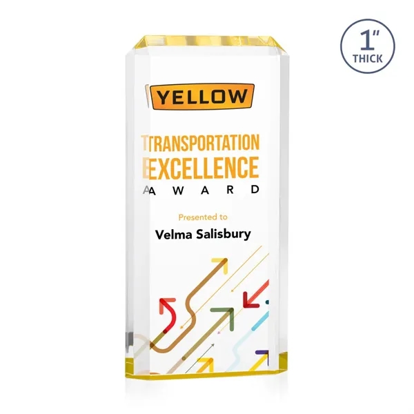 The freestanding acrylic Powell VividPrint™ Award is a striking tribute!... from ASI 84592 St Regis Group / St Regis