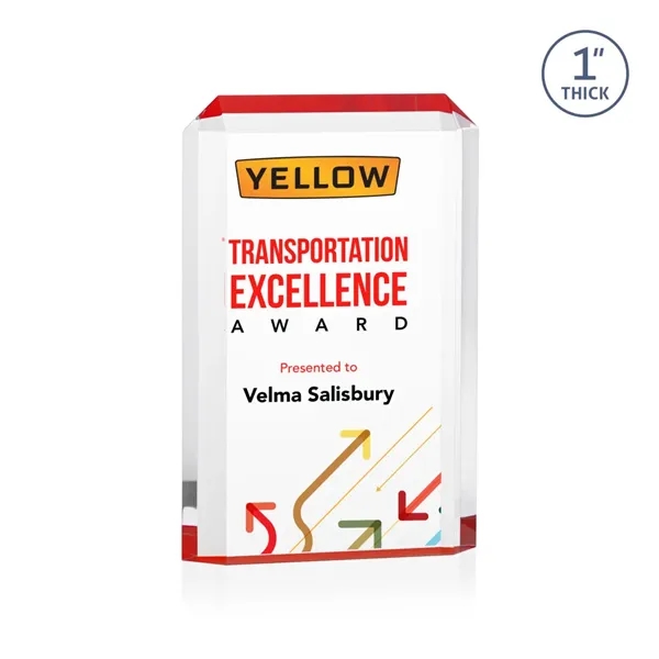 The freestanding acrylic Powell VividPrint™ Award is a striking tribute!... from ASI 84592 St Regis Group / St Regis