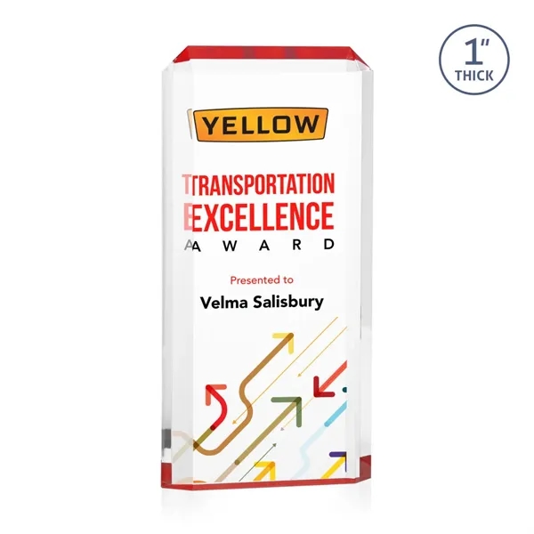 The freestanding acrylic Powell VividPrint™ Award is a striking tribute!... from ASI 84592 St Regis Group / St Regis