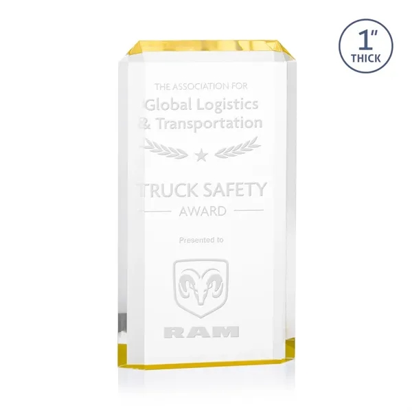 The freestanding acrylic Powell Award is a striking tribute.... from ASI 84592 St Regis Group / St Regis