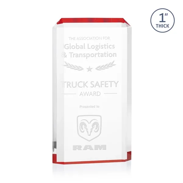 The freestanding acrylic Powell Award is a striking tribute.... from ASI 84592 St Regis Group / St Regis