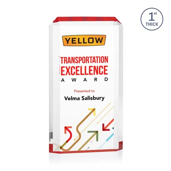 The freestanding acrylic Powell VividPrint™ Award is a striking tribute!... from ASI 84592 St Regis Group / St Regis