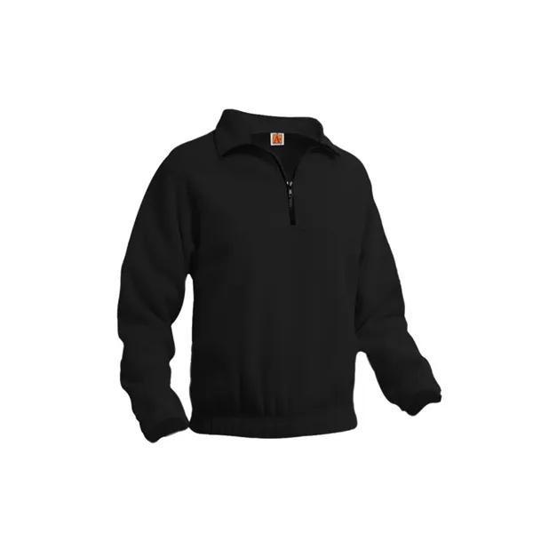A+ Uniforms Unisex Fleece Quarter Zip Up... from ASI 86018 Scrub Authority / Uniform Stores