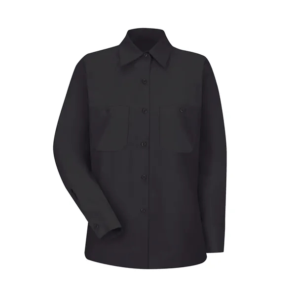 Red Kap Shirts - Women's Long Sleeve Industrial Work... from ASI 86018 Scrub Authority