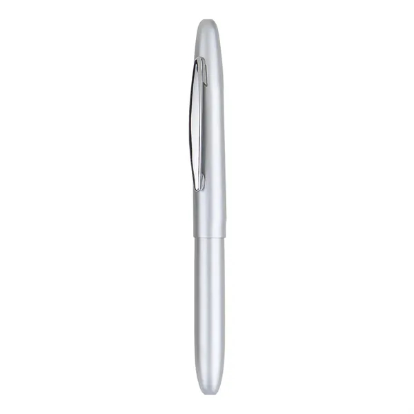 Special extendable brass ballpoint pen with shiny chrome trims accents.... from ASI 31517 Admart Products / Admart Line
