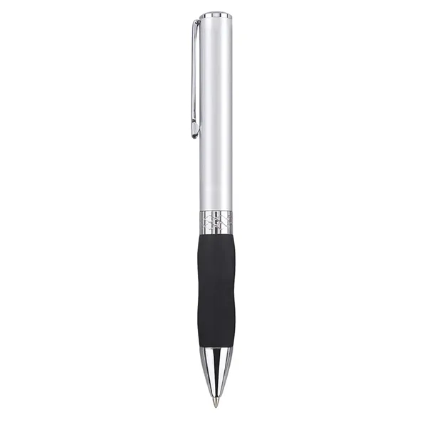 Twist action ballpoint pen with wide body and satin chrome finish.... from ASI 31517 Admart Products / Admart Line