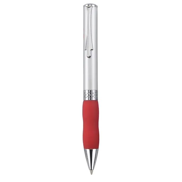 Twist action ballpoint pen with wide body and satin chrome finish.... from ASI 31517 Admart Products / Admart Line