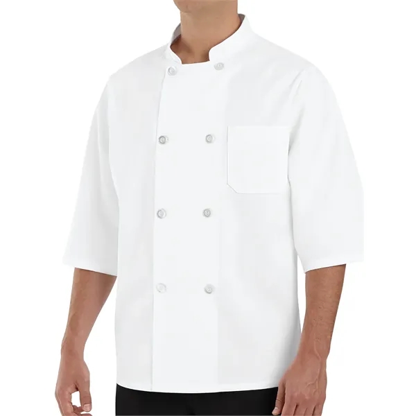 Red Kap Culinary - Unisex Half-Sleeve 30" Chef Coat... from ASI 86018 Scrub Authority / Uniform Stores