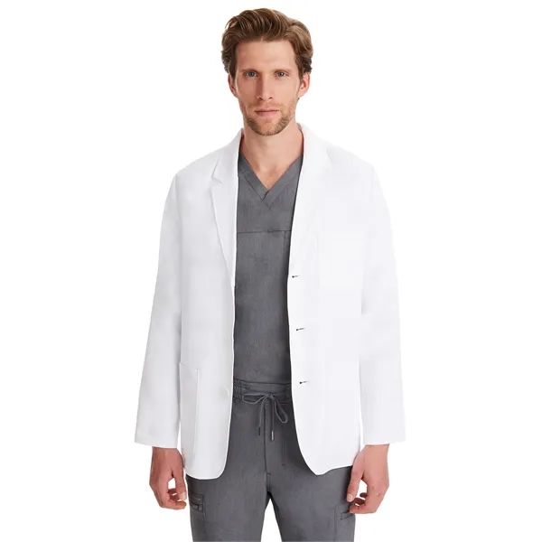 Healing Hands White Coat Collection Men's Leo Lab Coat... from ASI 86018 Scrub Authority / Uniform Stores