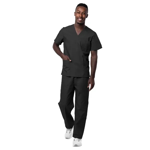 Adar Sivvan Unisex V-Neck/Drawstring Pants Scrubs Set... from ASI 86018 Scrub Authority / Uniform Stores