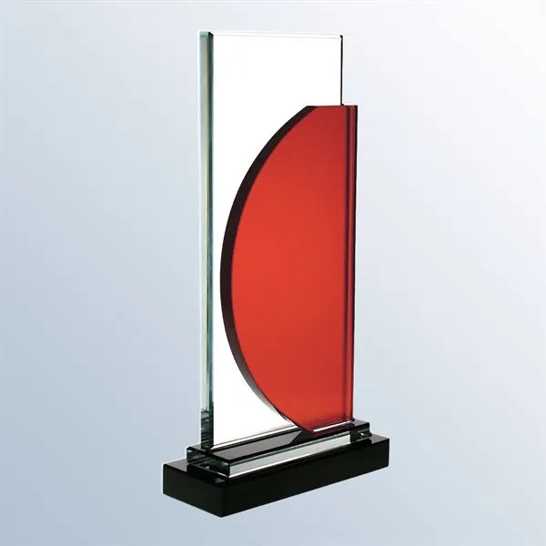 Red and Clear Glass Award... from ASI 31517 Admart Products / Admart Line
